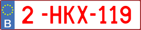 Truck License Plate